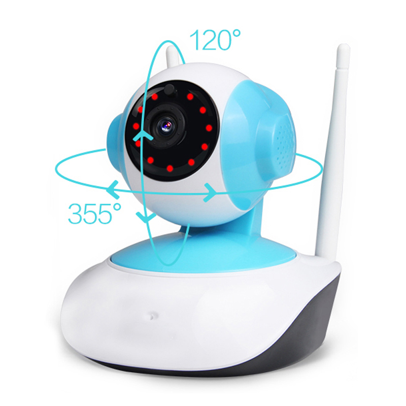 Двухсторонняя аудио Wi-Fi 720P 1MP беспроводная цифровая видео-камера для видеоняни с аудио выходом