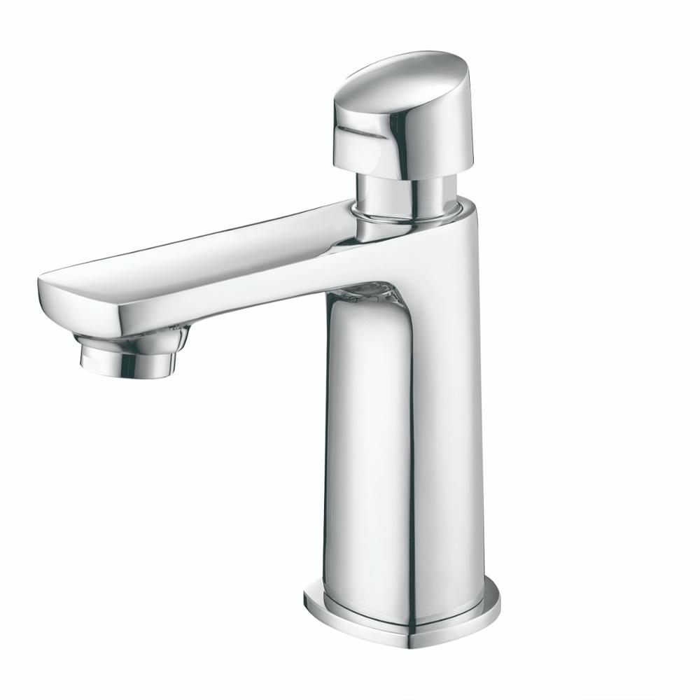 Deck Mounted Full Brass Self Closing Faucet / Time Delay Faucet / Self-closing Tap for Basin