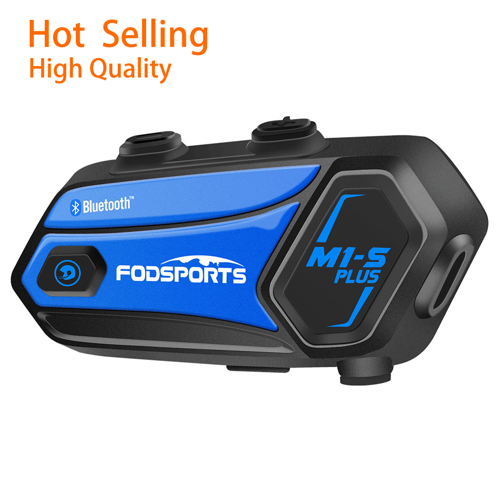 Fodsports M1-S плюс 8 riders 2 км полной дуплексной внутренной связи музыки с FM радио Bluetooth гарнитура для мотоциклетных шлемов домофон