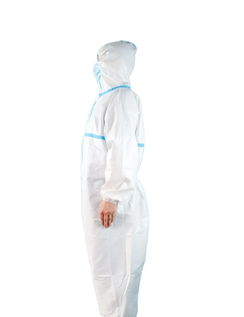 Medical PPE Non Woven SMS Reusable Hospital Patient Examination Isolation Gown Protective Suits