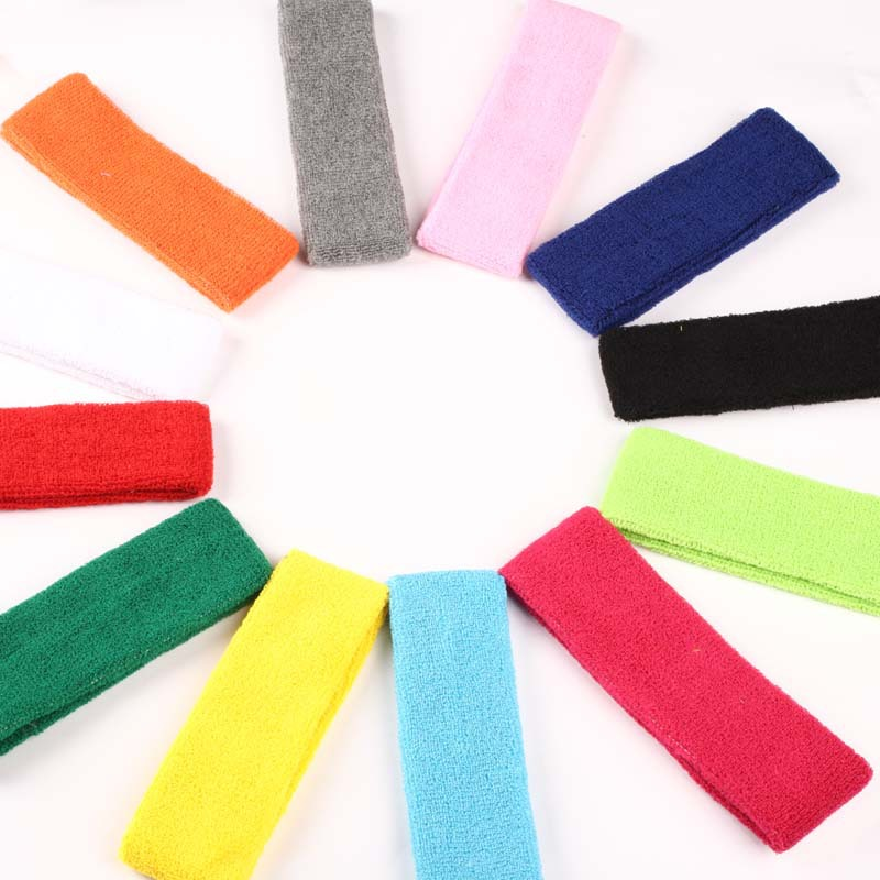 Sport Head Tie Headband Sweatband For Men Women Kids Unisex Running Fitness