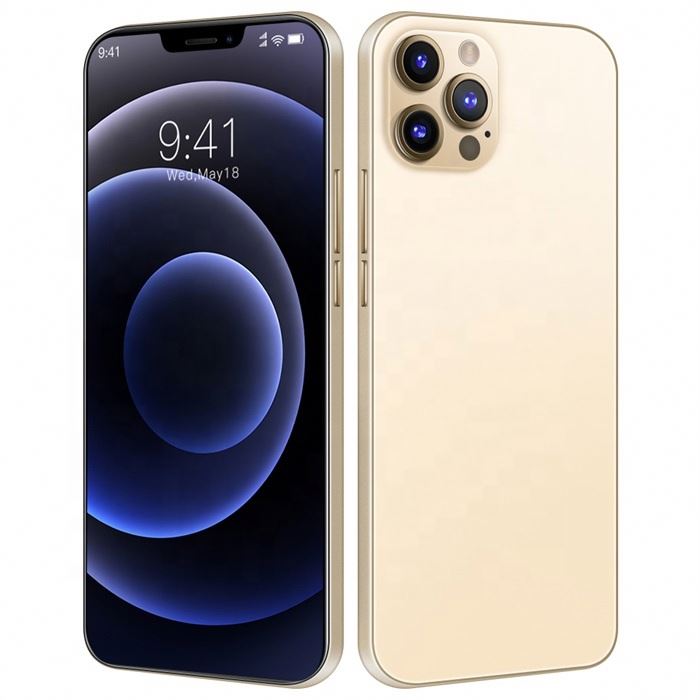 Разблокированный мобильный телефон i12 Pro Max, глобальная версия, экран 2021 дюйма, Android, 8 ГБ + 6,7 ГБ, сотовый телефон, 256 мАч, восьмиядерный смартфон, новинка 4800