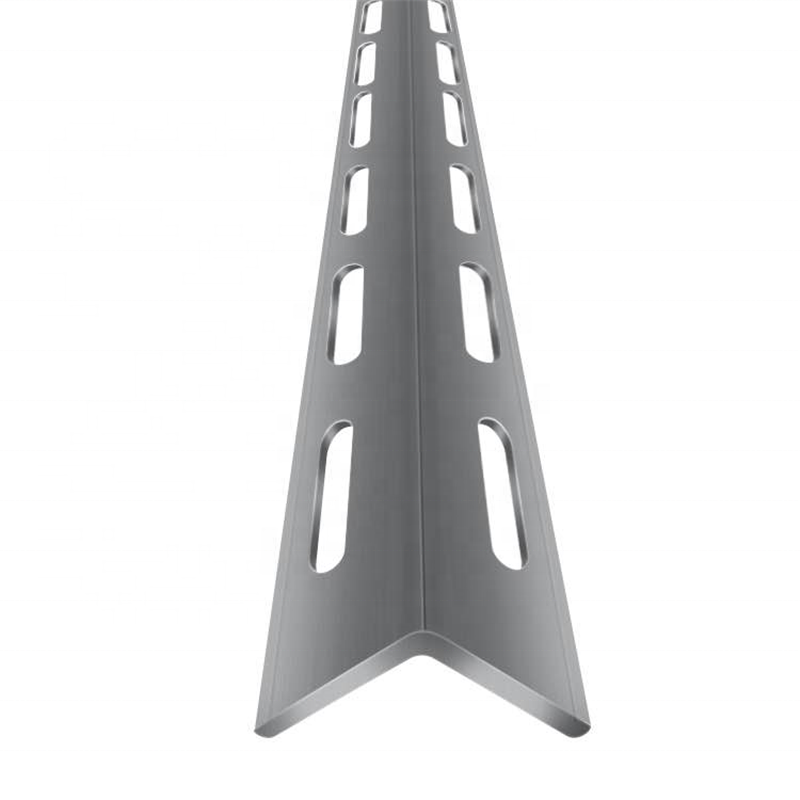 Hot Rolled Galvanised Slotted Steel Angle Bar for Angle Transmission Tower