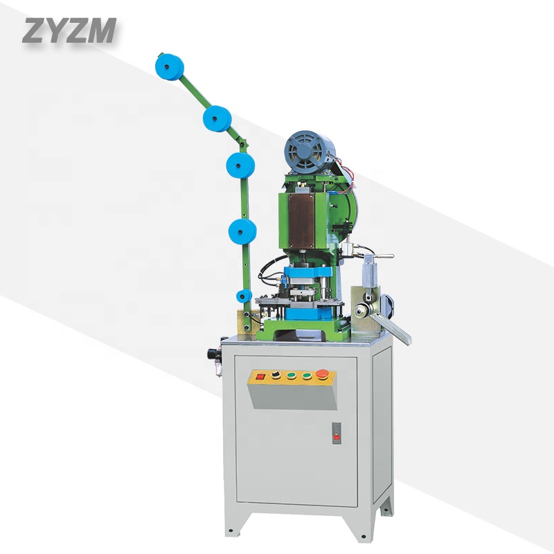 Zipper T Cutting Machine, Auto Zipper Holes Punching Machinery For Metal Zipper