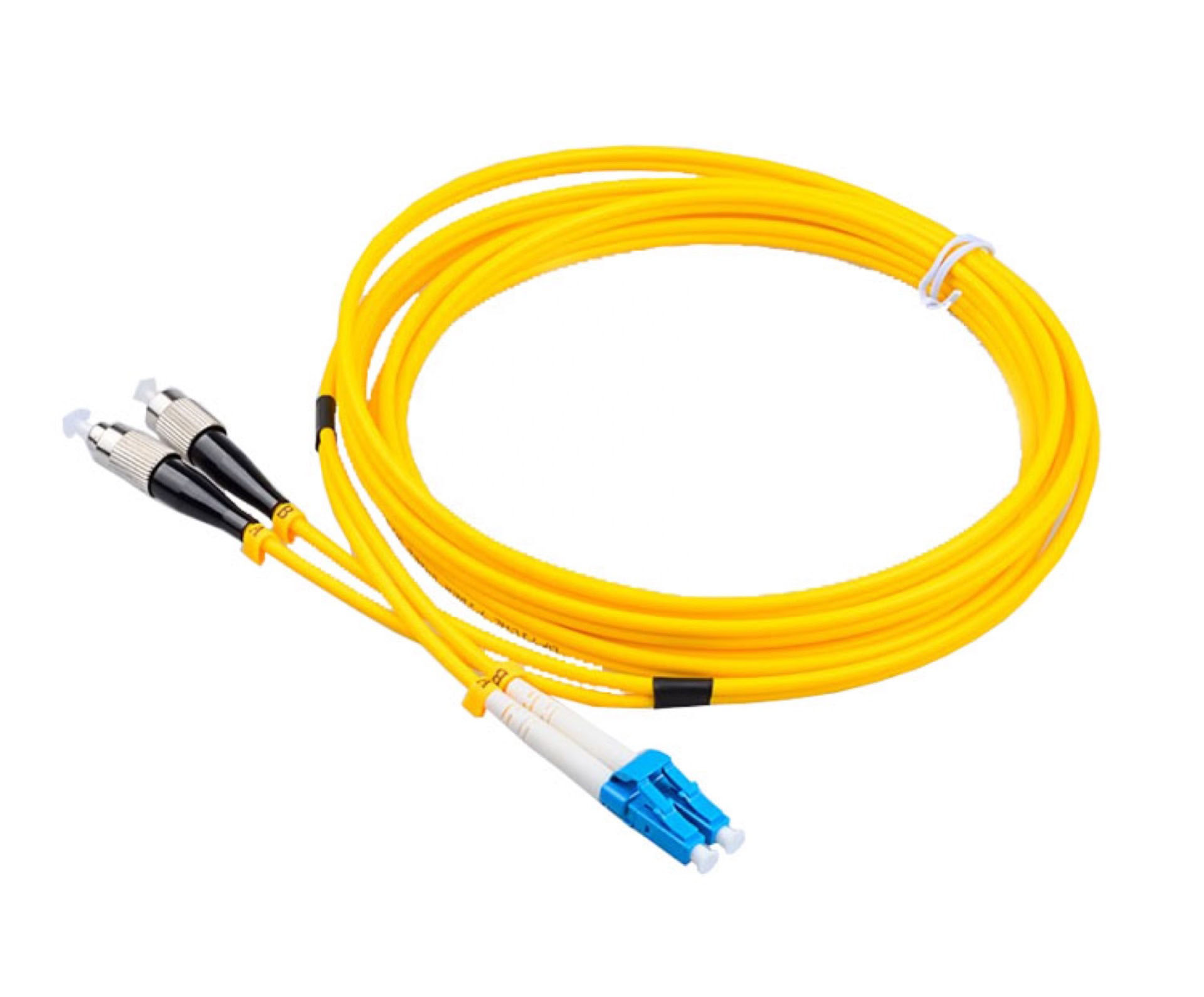Оптоволоконный патч-корд FC SC LC, двухъядерный соединитель Simplex Single Mode PVC Cat6 FTTH
