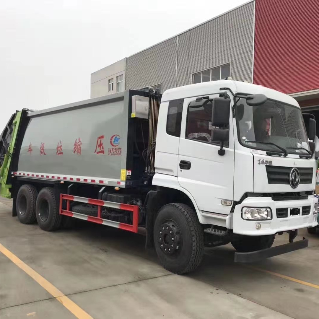 Горячее надувательство Dongfeng 6X4 20 cbm уплотнитель мусоровоз новый мощность 10 колеса мусоровоз с уплотнением цена