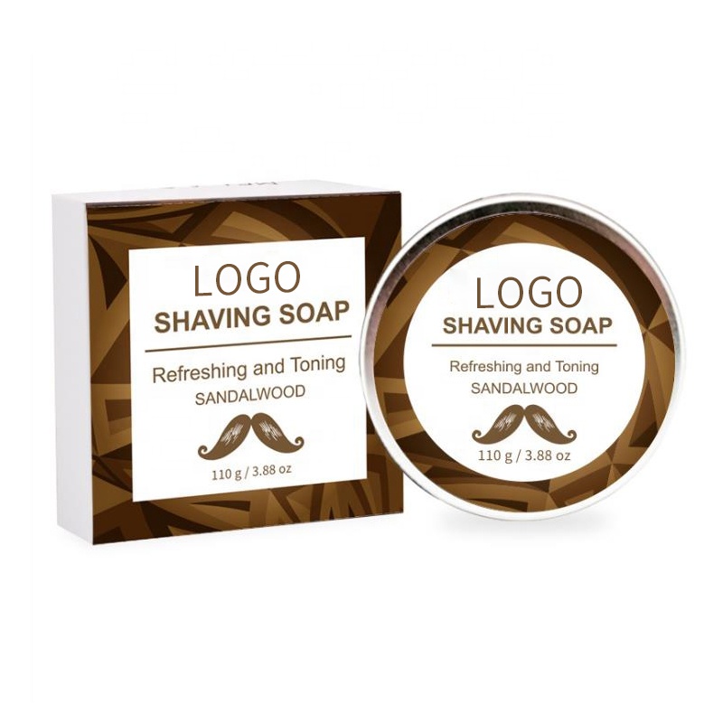 Natural Smoothing Sandalwood Shaving Cream Beard Organic For Men Private Label
