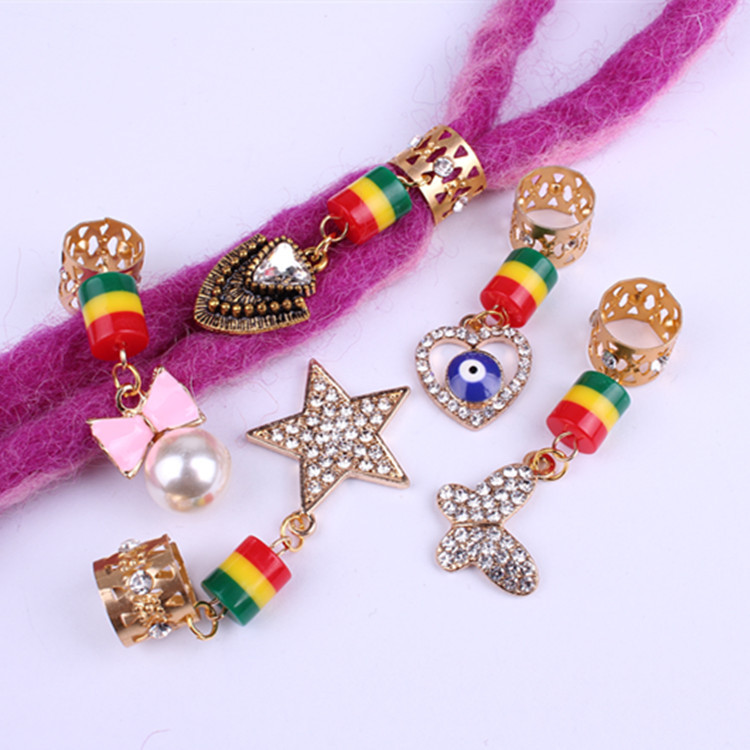 Explosive Reggae Dirty Braid Wig Jewelry African Headdress Braid Decoration Accessories Fashion