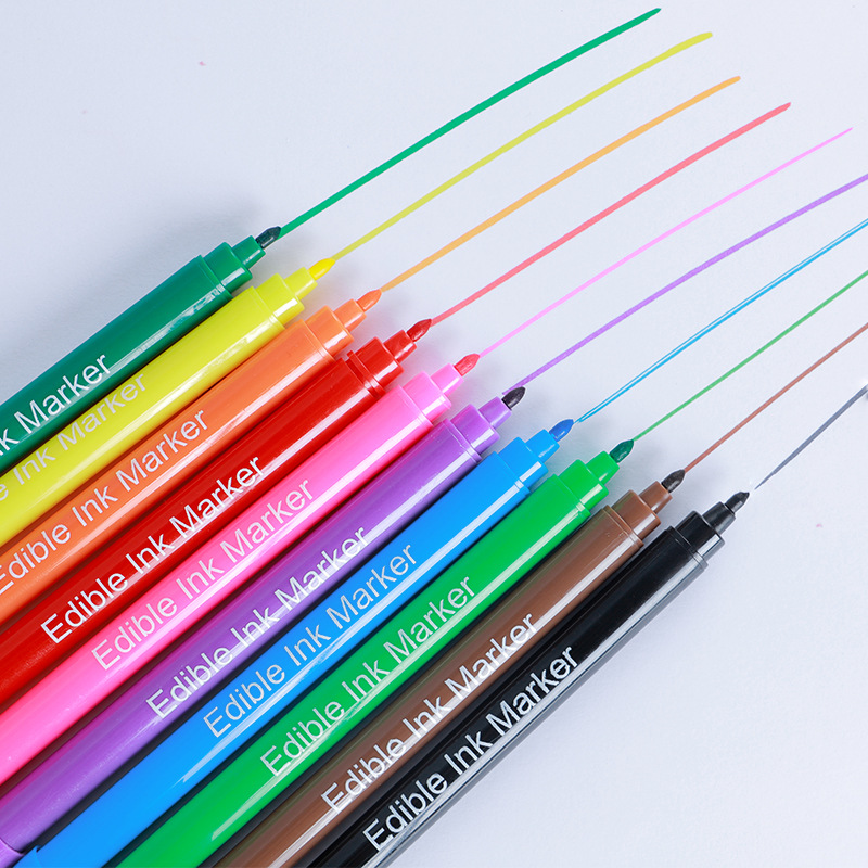Wholesale Custom Professional New Style Factory Direct Colorful Art Food Coloring Pen
