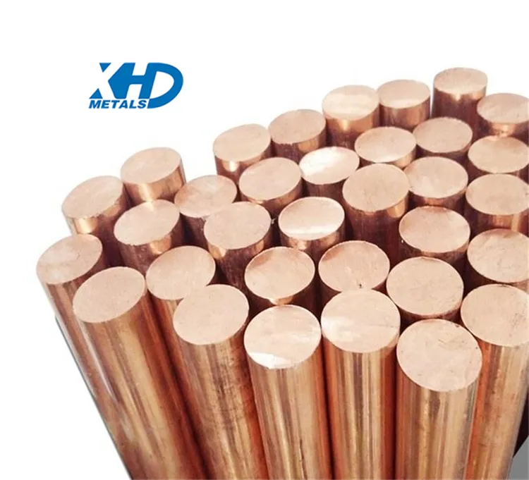 2022 Hot Selling Pure Copper Round Rod Bar Corrosion Resistant Round Copper Bar