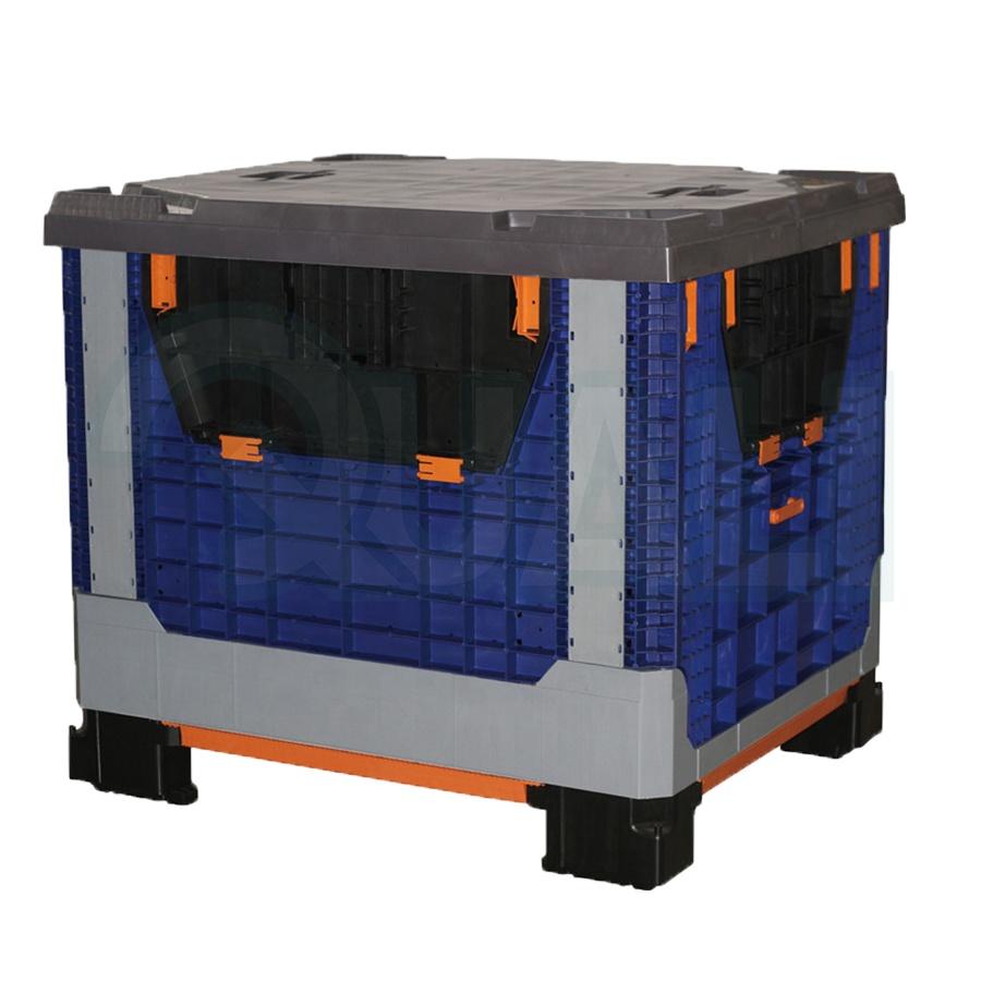 Качеств склад пластиковый контейнер для овощей Heavy Duty Складной поддон коробки