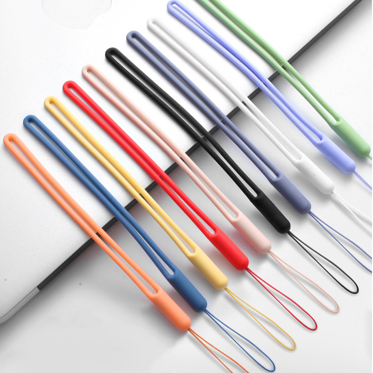 Silicone Strap Lanyard Fit For Liquid Silicon Mobile Phone Case Cover