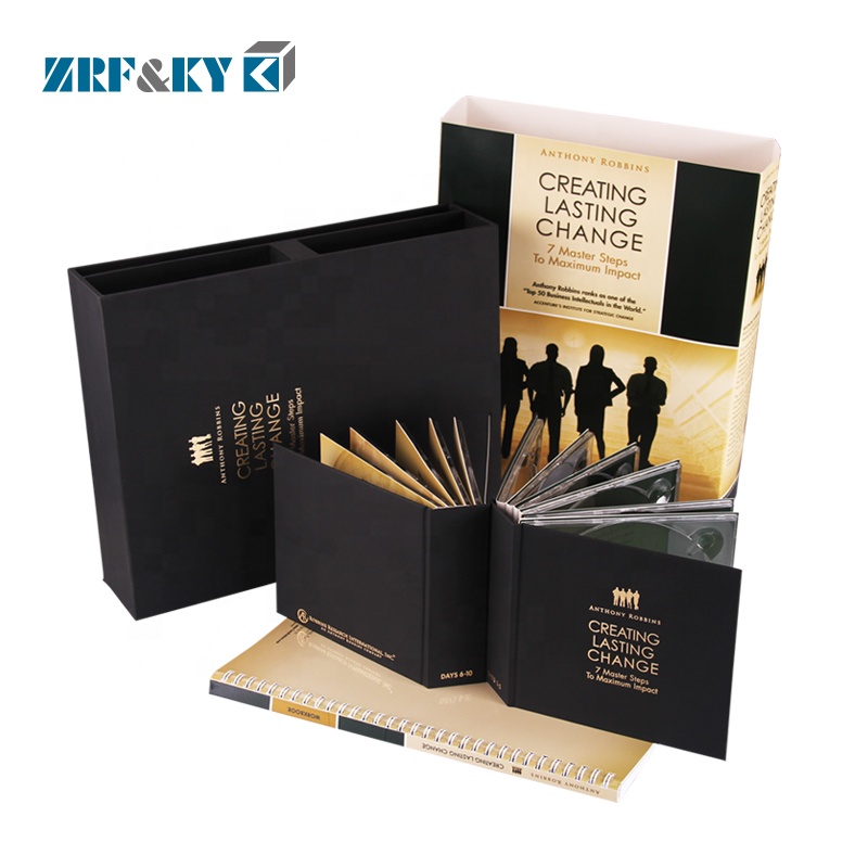 Индивидуальные печатная бумага CD картон рукав DVD диск упаковочные коробки