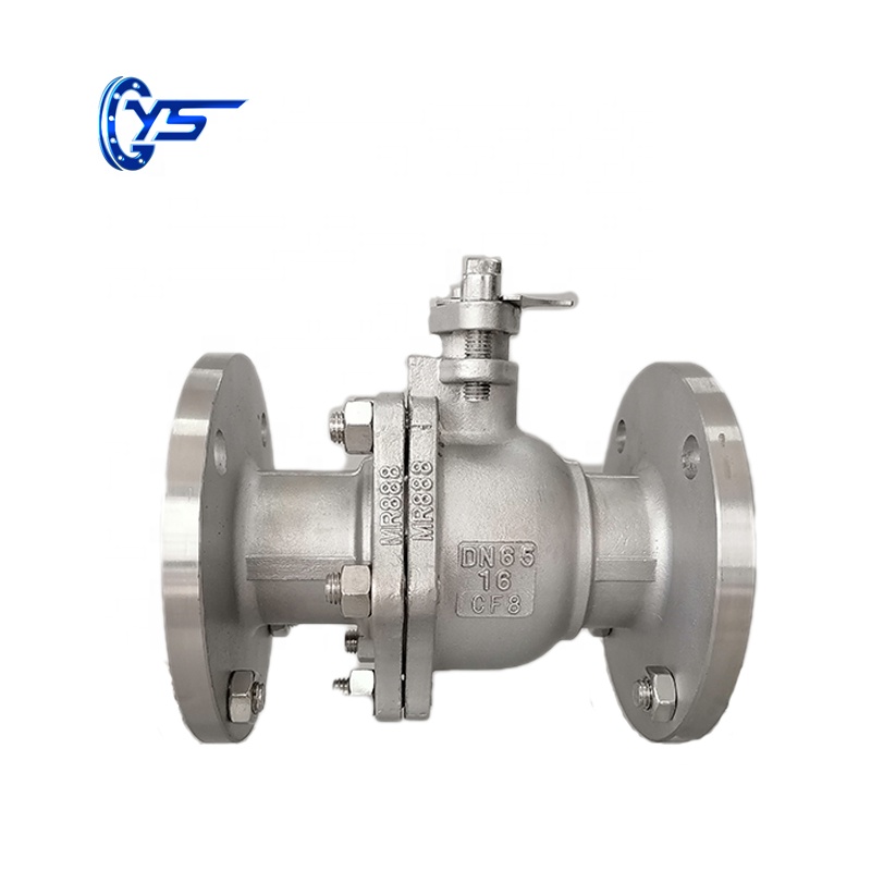 CF8 DN65 PN16 из 2 предметов фланцевый шаровой клапан