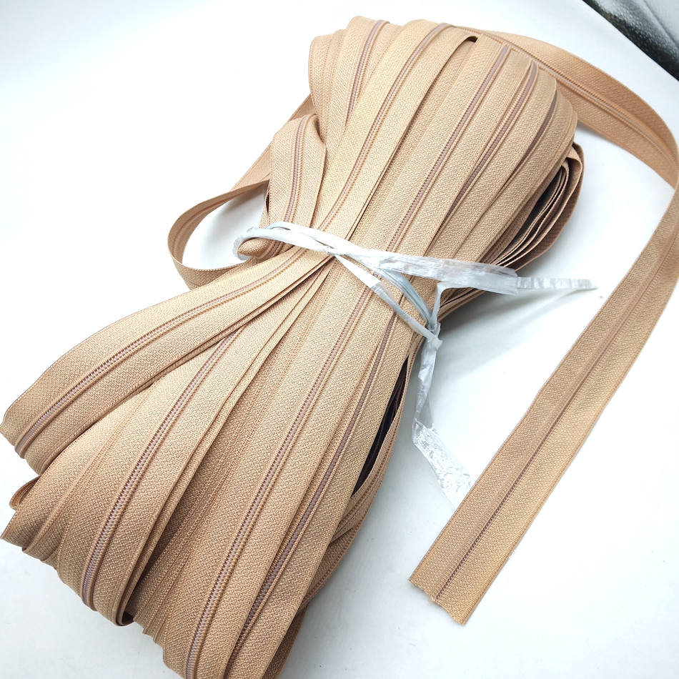 sofa zipper tailoring accessories fancy 5# zipper slider nylon long chain roll zipper