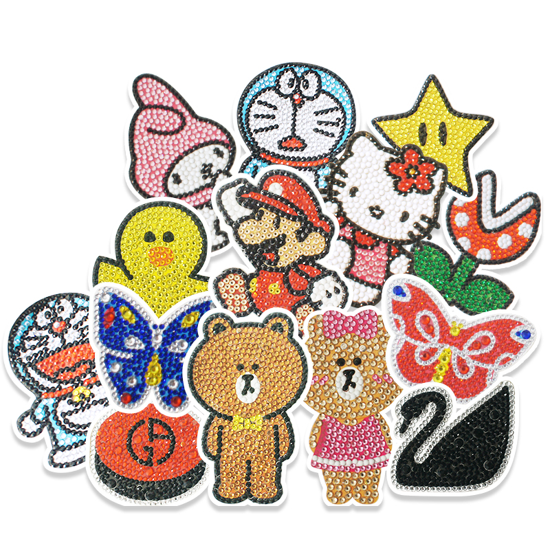 Wholesales Custom Design 5D DIY Kids Toy Diamond Sticker for Decoration