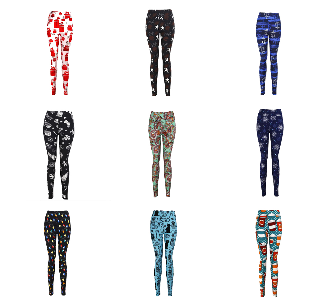 2020 sexy custom legging high waist double brushed pattern soft milk buttery leggings for women
