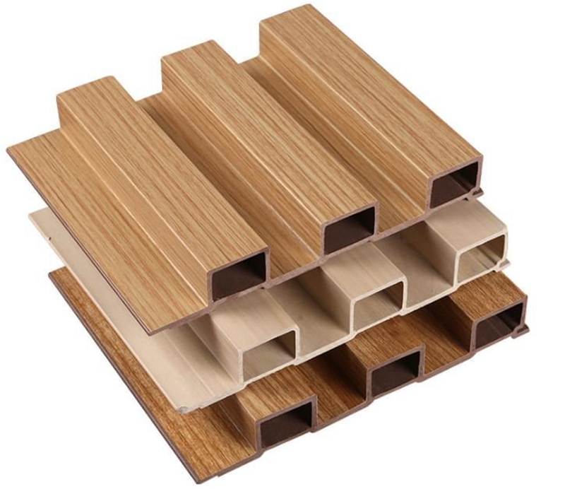 Новый материал для наружного декора Ecowood, коэкструзионная Водонепроницаемая домашняя отделка, рифленый сайдинг, деревянная композитная облицовка стен WPC