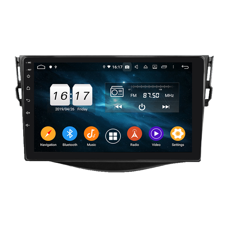 KD-1835 Электроника Автомобильный видео плеер Android 10 PX6 4 + 64 Гб Восьмиядерный емкостный сенсорный экран для TOYOTA RAV4 2009-2013 автомобиль б/у