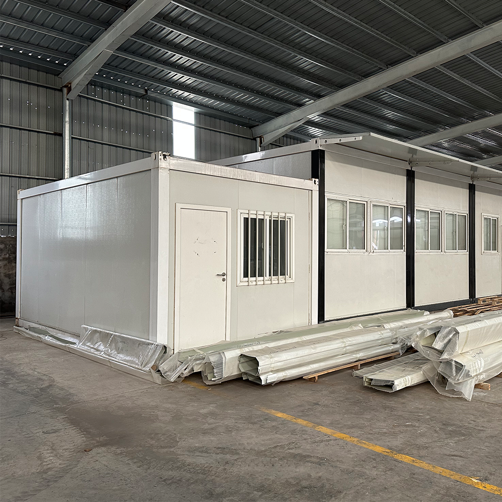 Portable 20ft Garden Container House Flat Pack Security Guard Post Room Cabin Steel Material For Office Use On Sale