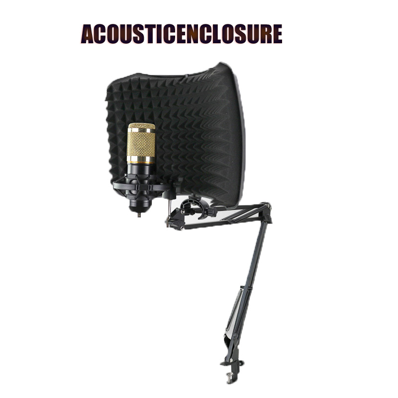 Factory direct supply studio wind shield portable microphone sound absorber cleaner sound insulation cover
