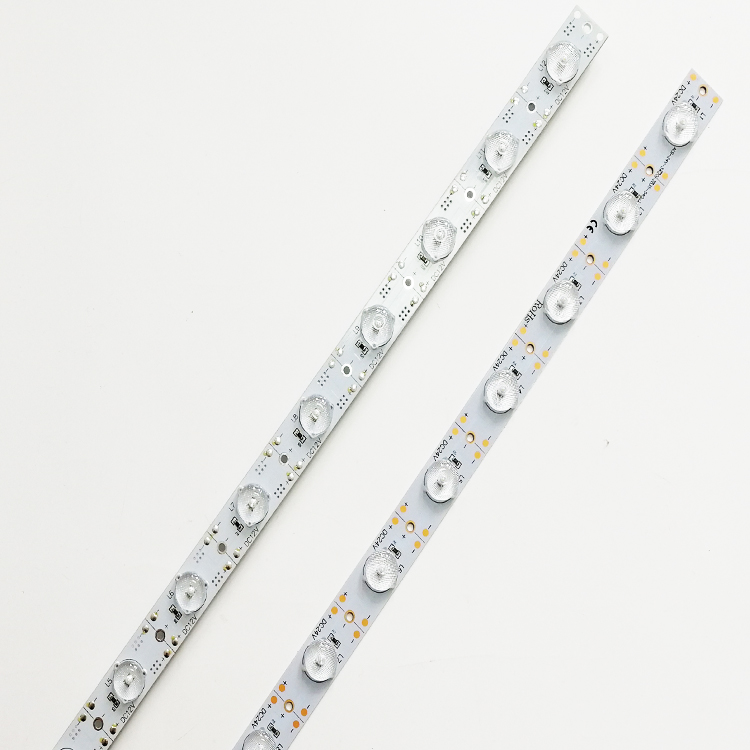 DC 24V 24 LED модуль 2835 боковой свет Высокая яркость модуль светодиода с объективом для рекламного украшения