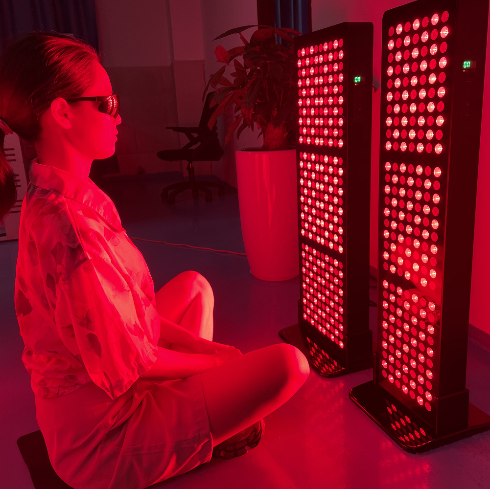 High power led red light therapy panel 1000w full body for Skin tightening 660nm 850nm infrared lights digital PDT machine