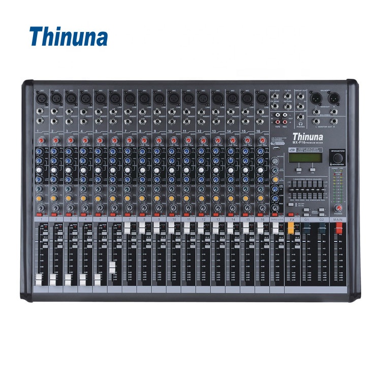 Thinuna MX-F16 16 каналов профессиональные ораторы звуковая система стерео эффектор консоль USB звукомикшер