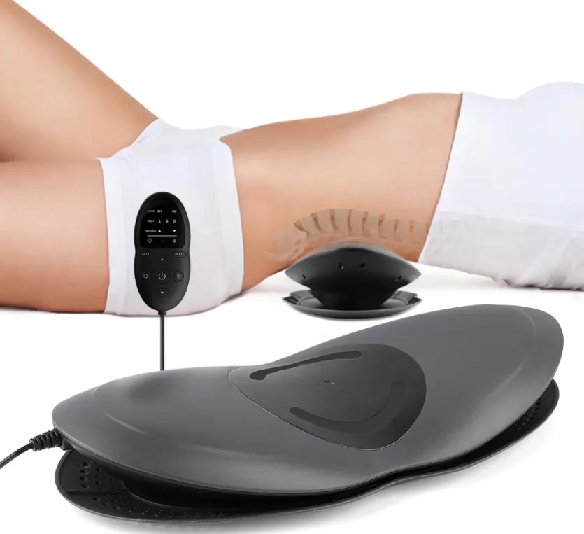 Electric Portable Lower Back Pain Vibration Body Infrared Laser Back Massager Heating Waist Massage