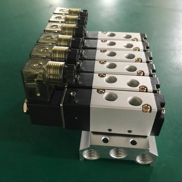 XINYIPC pneumatic manifold block solenoid valve manifold valve 5/2