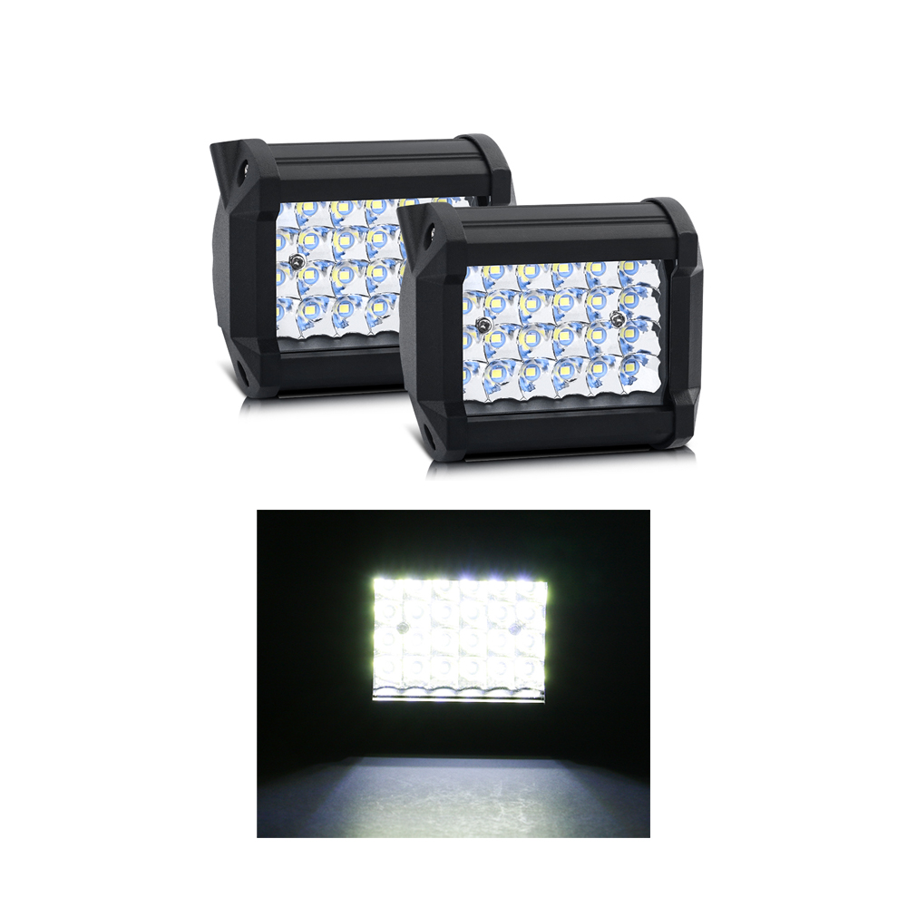 4 Inch 4 Rows 72W 7200LM Car Led Work Light 6000K White Waterproof Off-Road Light Bar