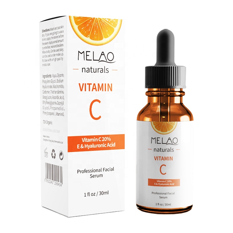High Quality Private Label Pure Best Skin Care Hyaluronic Acid Moisturizing Whitening Vitamin C Serum