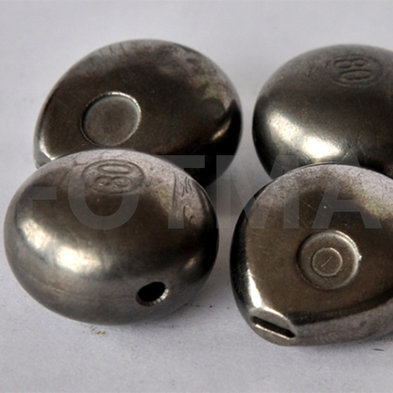 Customized High Density Bullet Shape Fishing Weights Tungsten Heavy Alloy Fishing Sinkers