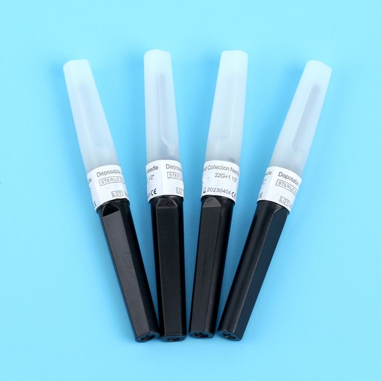 HIgh quality Disposable venous collection vacuum blood lancet needles round