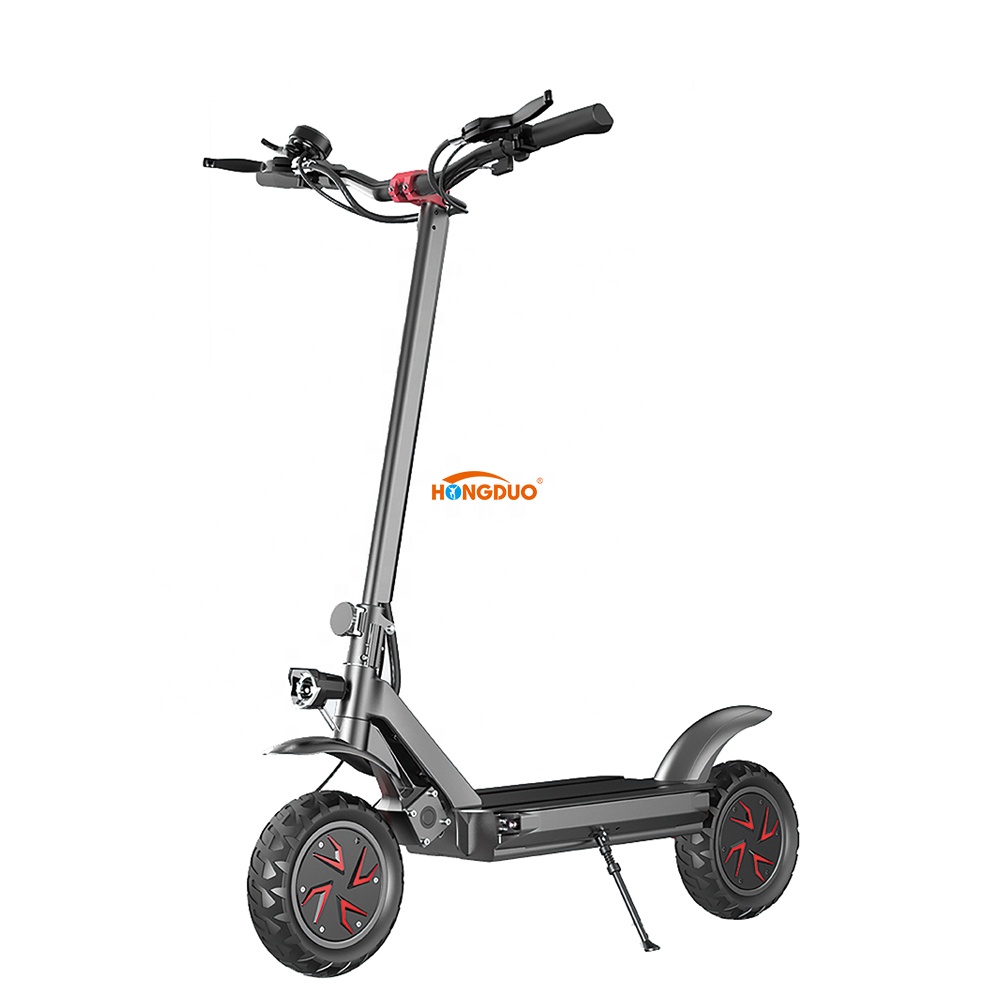 Smart GPS 800W 48V внедорожные складной 10-дюймовый Электрический скутер для взрослых с мощный литиевый аккумулятор