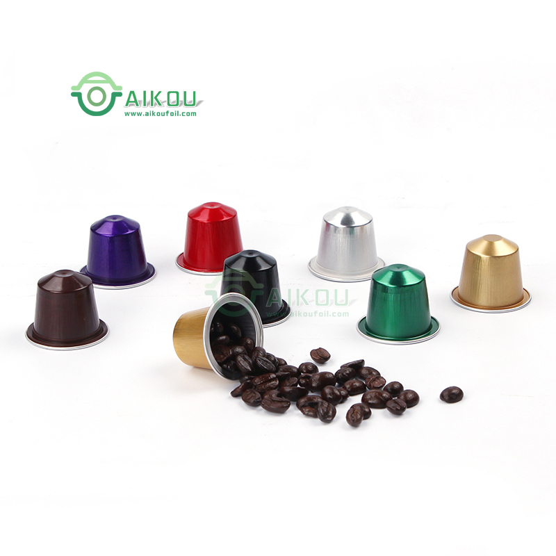 Nespresso совместимый кофе Пустая Алюминиевая фольга кофейная чашка nespresso капсула