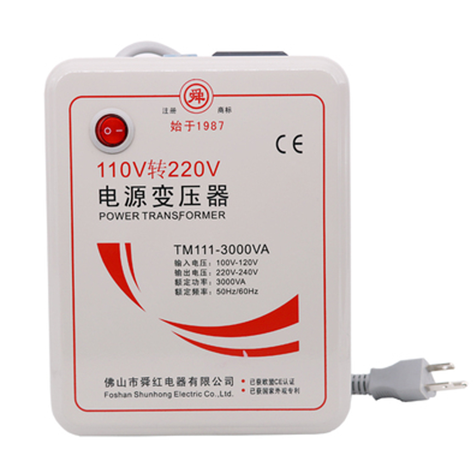 TM111-3000VA трансформатор напряжения 110V до 220V подходит для США, Японии, Калифорнии, MX