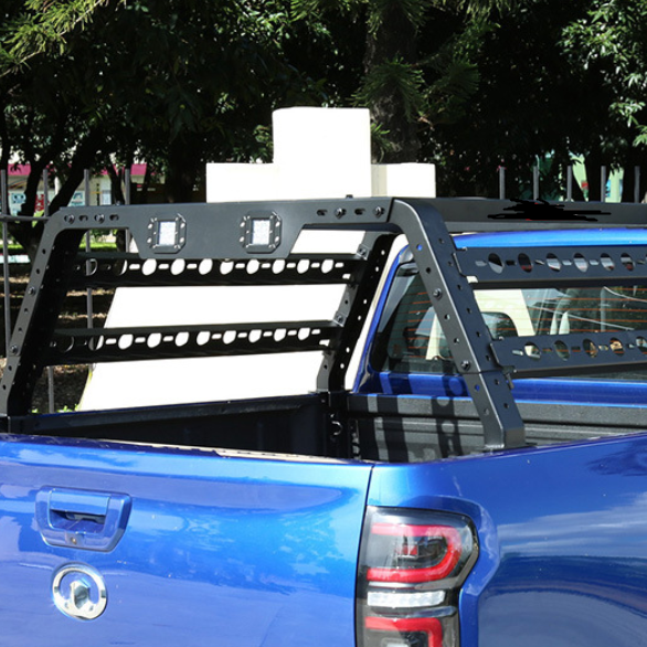 Rolling rack for pickup to add roof top tent on outdoor camping