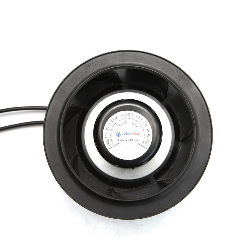 AC DC EC Industrial Backward Curved Centrifugal Fan Plastic 180mm Centrifugal Fan
