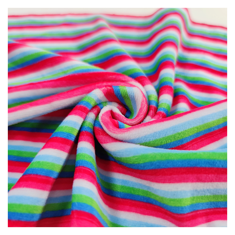 Comfortable Good Quality Flannel Fabric Custom Printed for Overcoat Blanket Men's lining