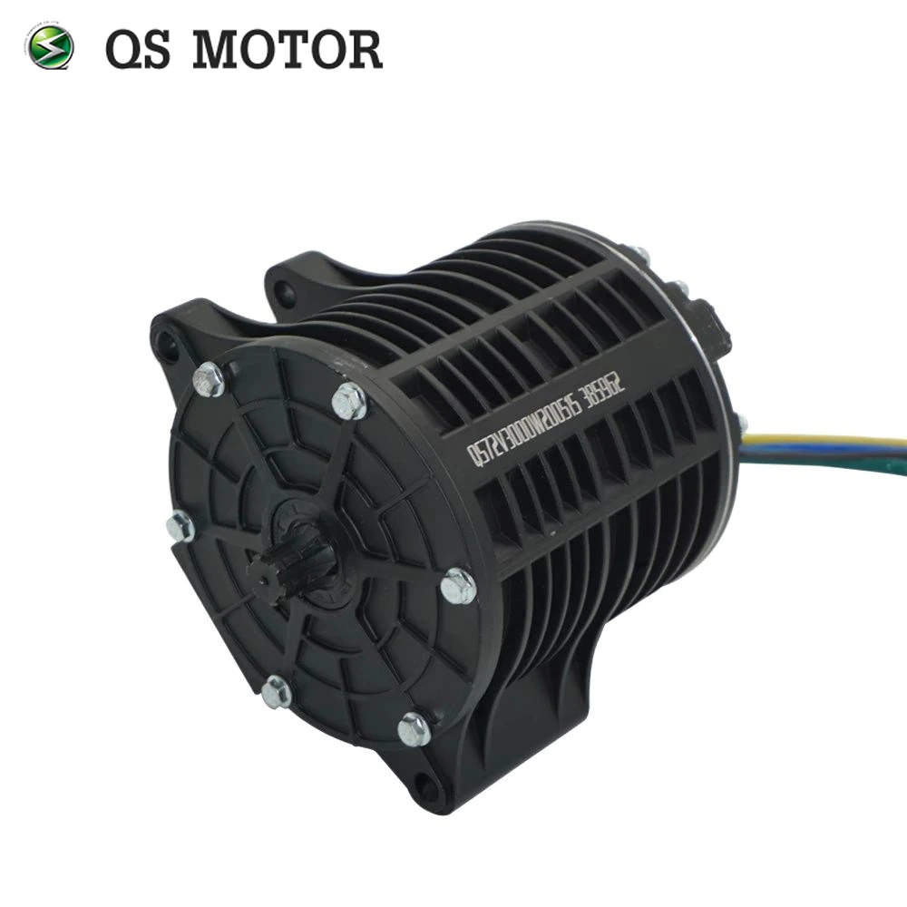QS 138 3000W 6000W макс непрерывный 72V100KPH V2 Средний приводной двигатель с конструкцией звездочки