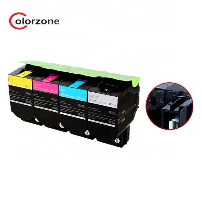 Colorzone Compatible Lexmarks cs317 cs417 cs517 cx317 cx417 cx517 toner cartridge BK3K CMY2.3K