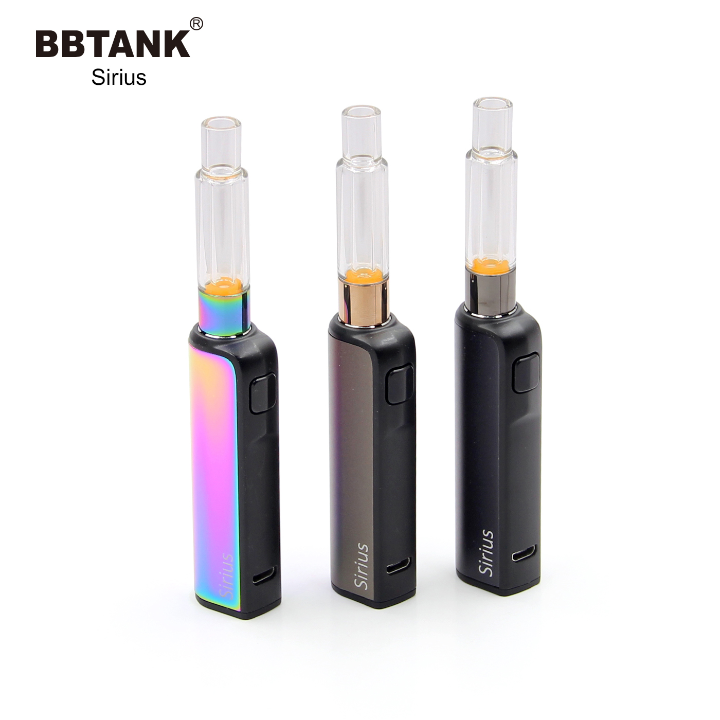 Аккумуляторная ручка-испаритель BBTANK sirius 510, аккумулятор 650 мАч для картриджа CBD