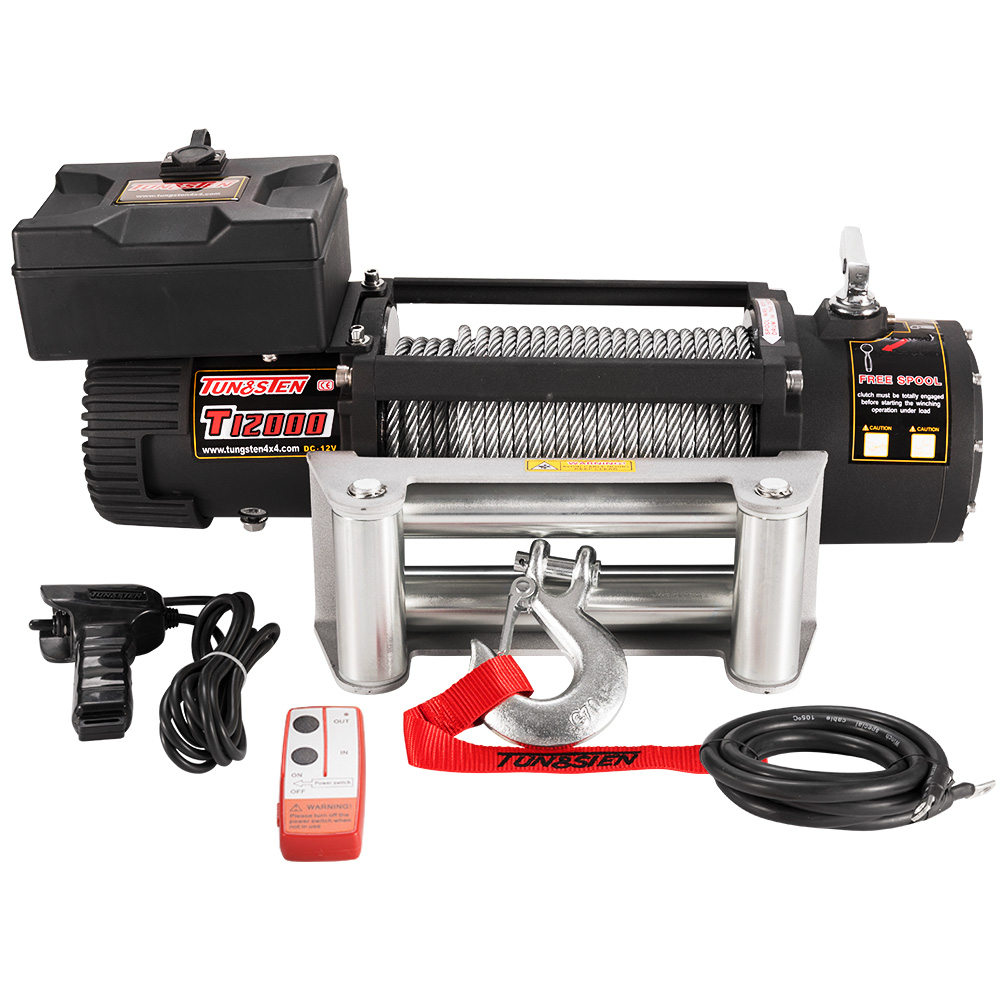 Фунтов Электрический Winch12V стальной трос дистанционного управления для 4WD ATV лодки грузовика