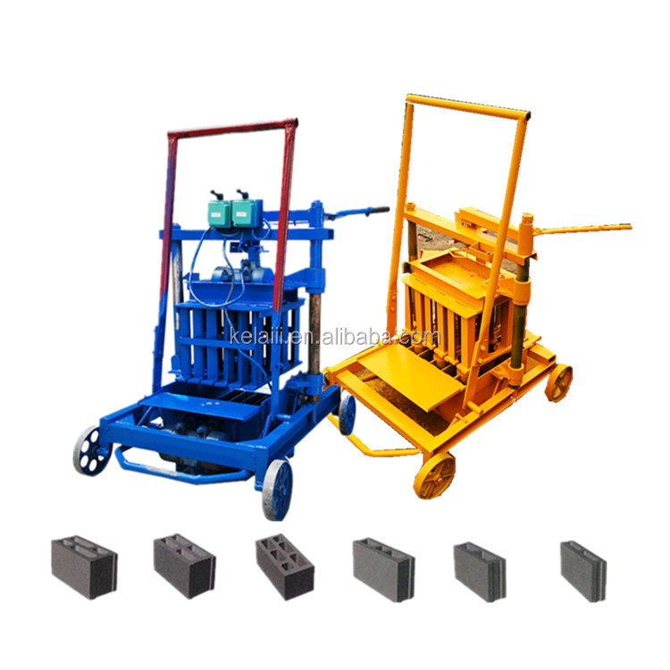 Factory building construction machines for concrete blocks / building block making machine