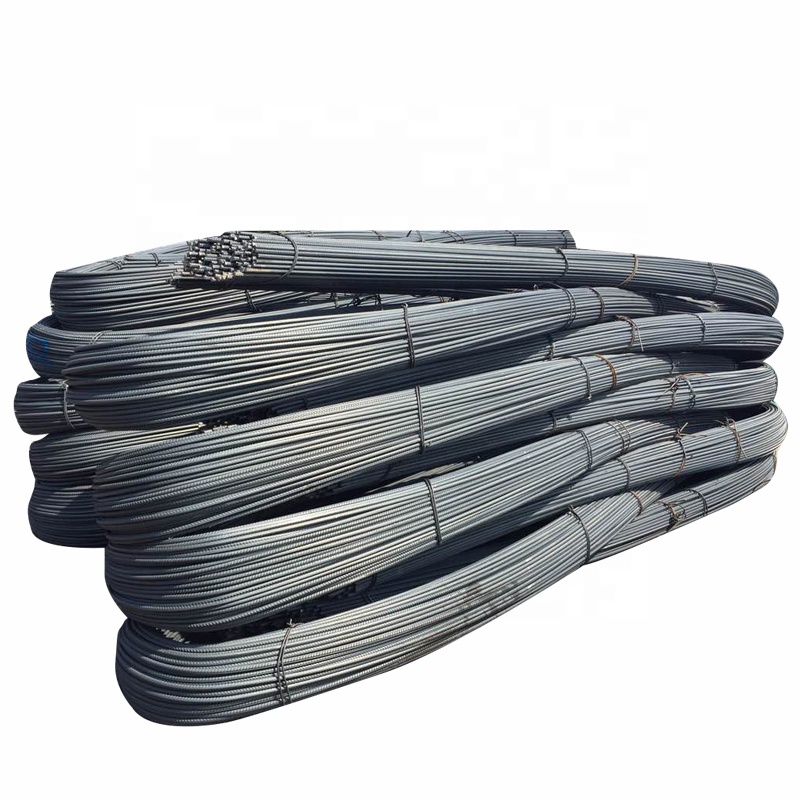Screw-Thread Steel Rebar 9m 12m Long HRB300 HRB335 HRB400E Grade Coiled Reinforcing Bar