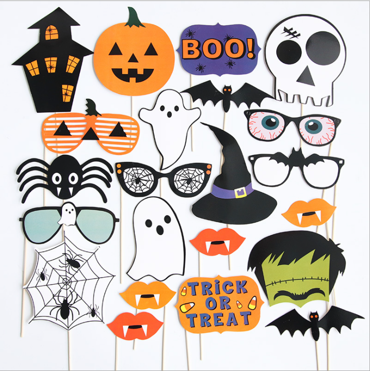 Halloween Party Supplies Photo Props Event Party Decors