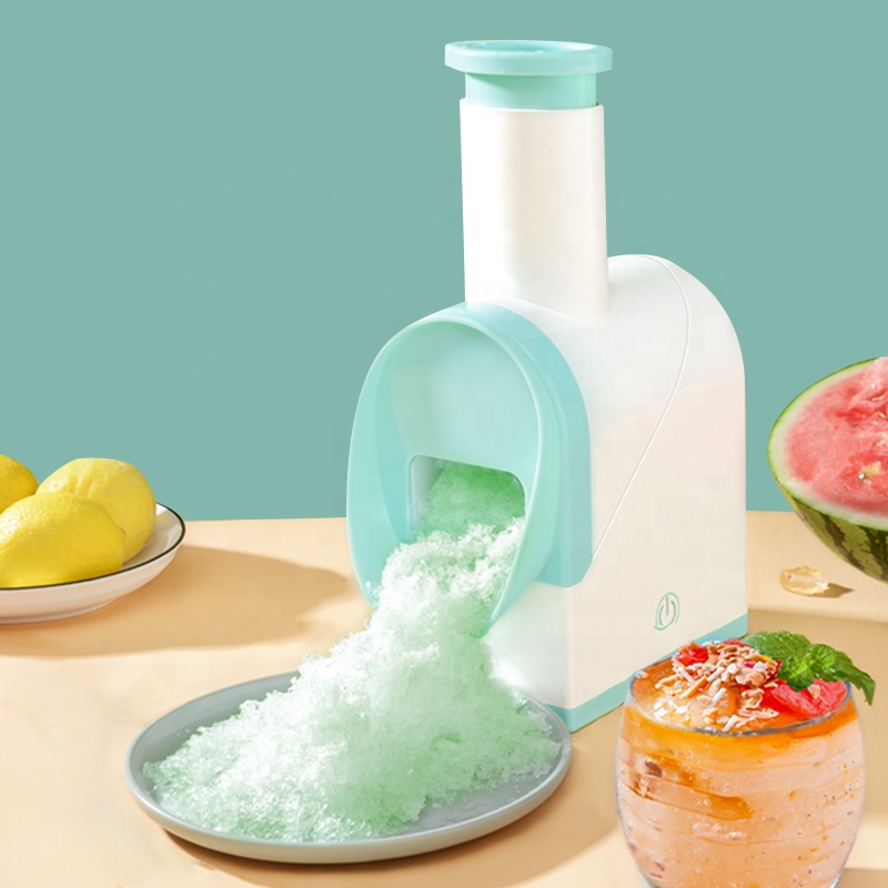Small Kitchen Accessories Ice Cream Tools Portable Electric Snow Cone Maker Crusher Ice Shaver