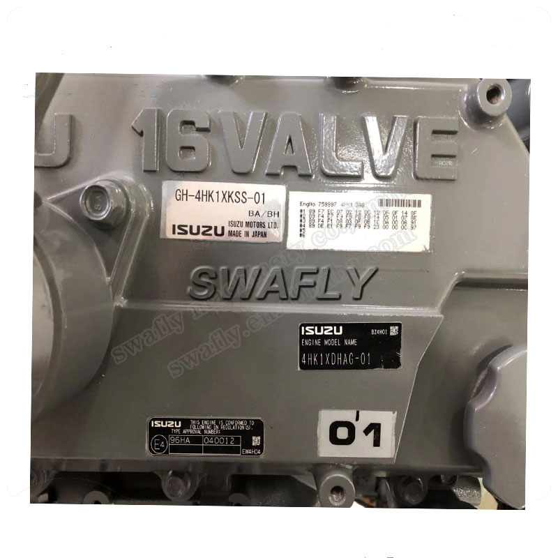 SWAFLY Isuzu настоящий 4HK1 двигатель в сборе AH-4HK1X двигатель для ZX200-3