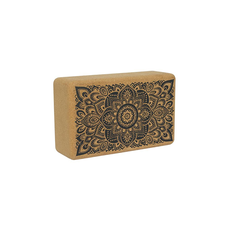 Oyoga Eco Custom Wholesale Fitness Cork Wooden Yoga Block